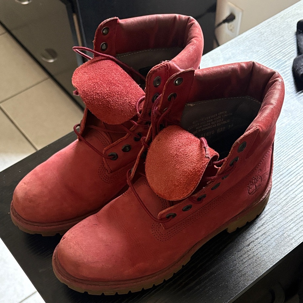Timberland Bold Red Boots